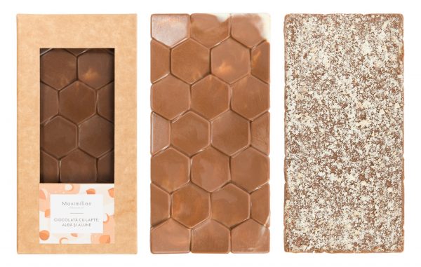 ciocolata alba cu crema de alunde de padure